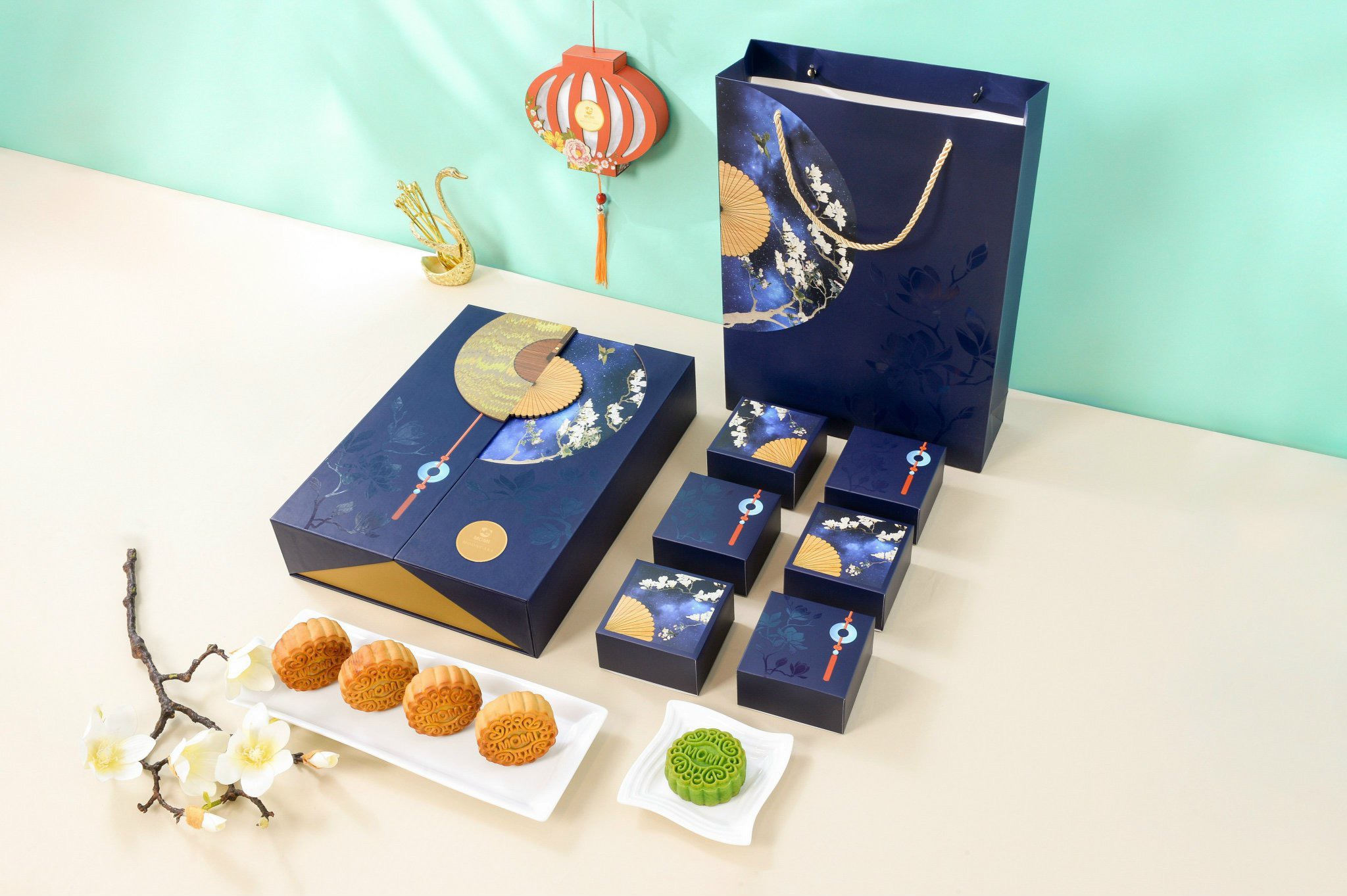 Set 4 bánh 150g hộp trung thu Phú Quý